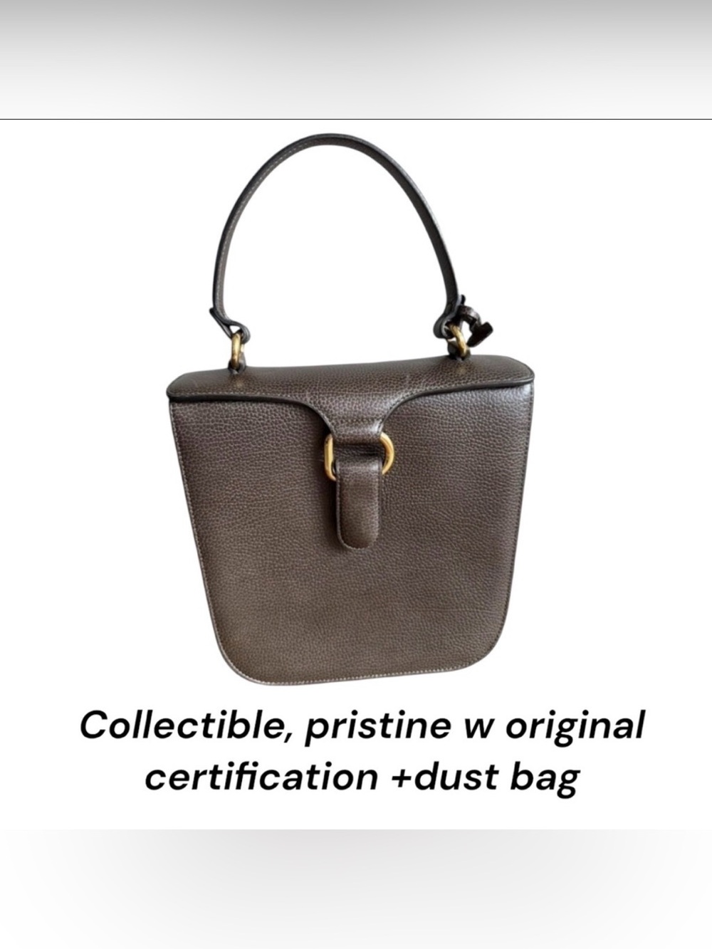 SALE Delvaux Muscadin Rare/Collectible Top-handle Bag w Original Cert+ Dustbag